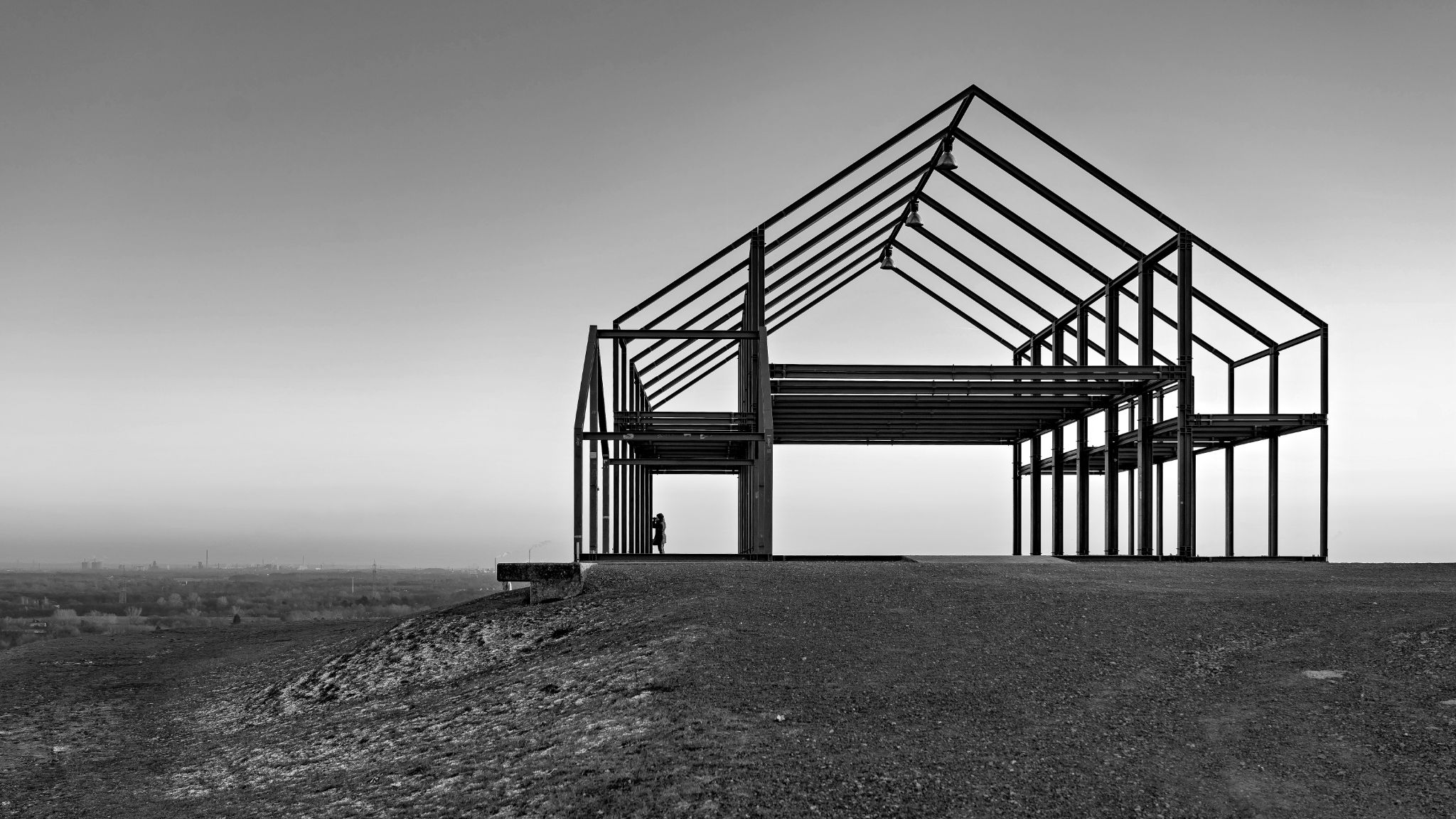 Januar 2019: Neukirchen-Vluyn - Haus der Stille auf der Halde Norddeutschland